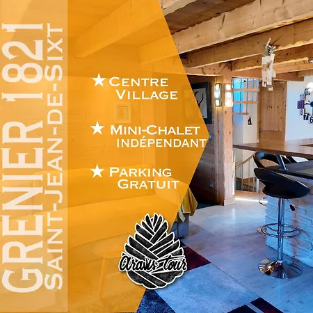Le Grenier 1821 - Mini Chalet - Centre Village - Aravistour Saint-Jean-de-Sixt Exterior photo