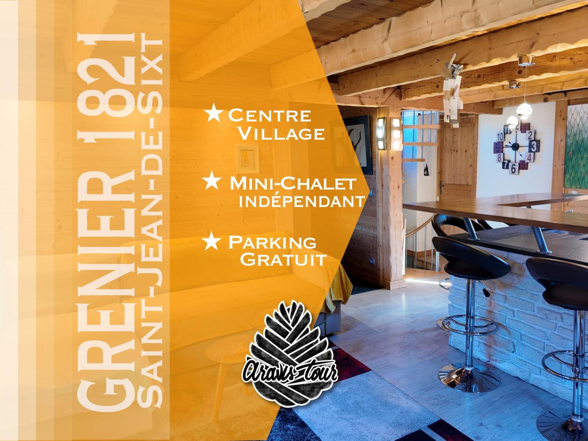 Le Grenier 1821 - Mini - Centre Village - Aravistour Apartment